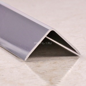 Алюминиевый уголок 10х20 мм ПН-20х10 серебро матовое 2,7 м