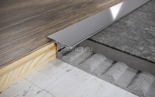 Т-профиль из нержавеющей стали 30 мм FT 30 P полированная сталь 270 см Т-профиль из нержавеющей стали 30 мм FT 30 P полированная сталь 270 см