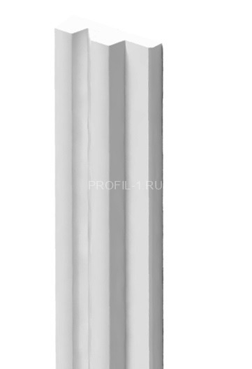 Финишный молдинг HiWood LF129A NP белый 11х34 мм 2,7 м