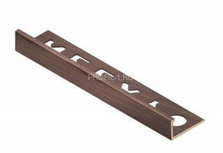 L-профиль 12.5 мм латунный NEEXY PVL03-04 ANTBL антик бронза светлая 2.7м