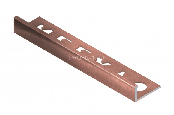 L-профиль алюминиевый 12.5 мм NEEXY PV03-15 RG розовый блестящий 2.7 м