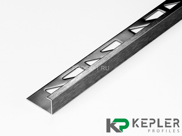 L-профиль 12х5 мм из нержавеющей стали SS 304 FSBP130-12 BS S.S.304 черный сатинированный 2.7 м