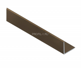 Алюминиевый уголок защитный 10мм х 10мм NEEXY PV60-47-MBR-D темная бронза матовая 2.7м