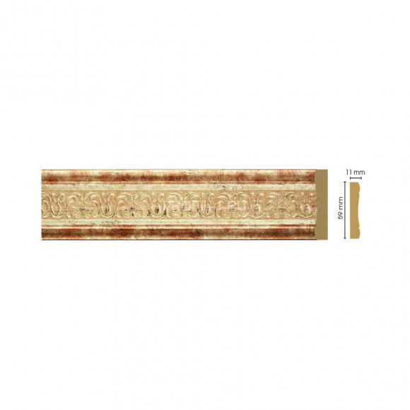Молдинг DECOMASTER 164-127 ДМ (59x11x2400) цвет Бронза Молдинг DECOMASTER 164-127 ДМ (59x11x2400) цвет Бронза