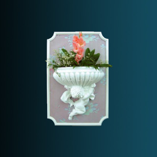 Декоративный светильник Perfect K5009 белый полиуретан 192х365х377 мм