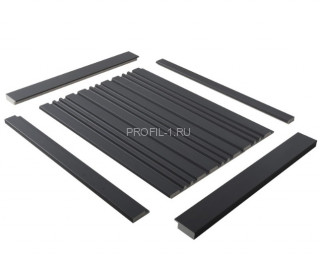 Финишный молдинг для панелей Hiwood LF124B GR3 декорированный 31х12 мм 2,7 м Финишный молдинг для панелей Hiwood LF124B GR3 декорированный 31х12 мм 2,7 м