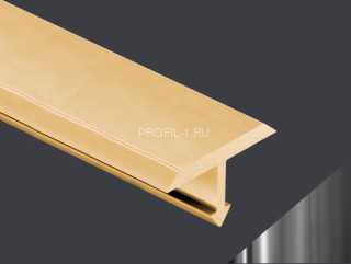 Профиль Т-образный 13 мм Cezar PVL34 LC латунь хром 2,7 м
