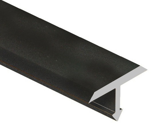 Профиль Т-образный 26 мм алюминий плоский PV39-18 черный матовый 2,7 м