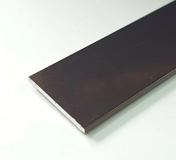 Алюминиевая полоса 15х1,5 мм бронза матовая 2,7 м