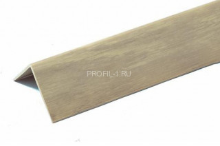 Пластиковый уголок 40х40 Lemal E40 8628 под дерево 2,75 м (25 штук)