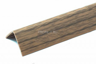 Отделочный уголок ПВХ  25х25 Cezar 114 Грецкий орех 2,75 м (25 штук)