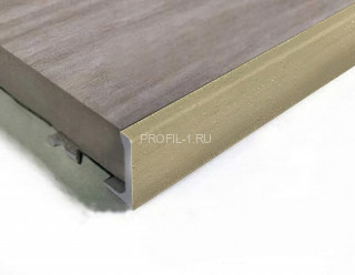 L-образный профиль алюминий 6 мм ПО-Г6 бронза матовая  2,7 м