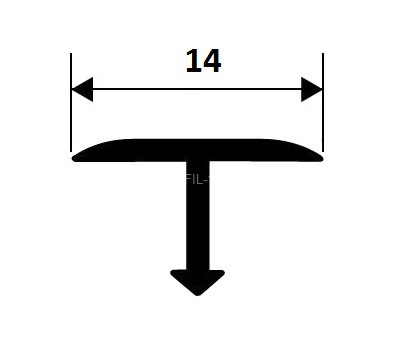 Профиль Т-образный 14 мм Cezar PVL40 L латунь полированная 2,7 м Профиль Т-образный 14 мм Cezar PVL40 L латунь полированная 2,7 м