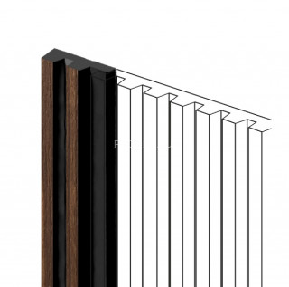 Финишный молдинг HiWood LF129A BR396NK под дерево 11х34 мм 2,7 м Финишный молдинг HiWood LF129A BR396NK под дерево 11х34 мм 2,7 м