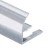 Профиль С-образный для плитки гибкий алюминий 10 мм PV26-00 натуральный 2,7 м