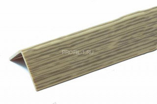 Отделочный уголок ПВХ  25х25 Cezar 115 Дуб 2,75 м (25 штук)