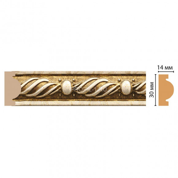 Молдинг DECOMASTER 157-17 ДМ (30x13x2400) цвет Коричневый Молдинг DECOMASTER 157-17 ДМ (30x13x2400) цвет Коричневый