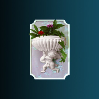 Декоративный светильник Perfect K5014 белый полиуретан 385х360х181 мм