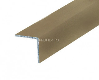 Алюминиевый уголок 40х40 мм равнополочный Бронза РЕ 2,7 м (упаковка 10 штук)