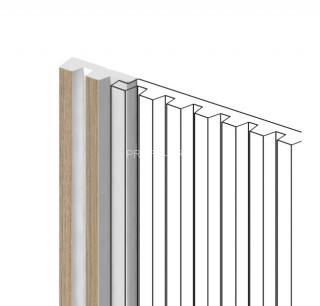 Финишный молдинг HiWood LF129A BR417N под дерево 11х34 мм 2,7 м Финишный молдинг HiWood LF129A BR417N под дерево 11х34 мм 2,7 м