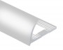 Алюминиевый профиль для плитки С-образный 10 мм PV17-24 белый Ral 9016 2,7 м