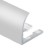 Профиль С-образный для плитки гибкий алюминий 10 мм PV26-02 серебро матовое 2,7 м