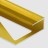 Профиль для ламината оконечный Panel L с рифлением алюминий 10 мм PV59-04 золото матовое 2,7 м