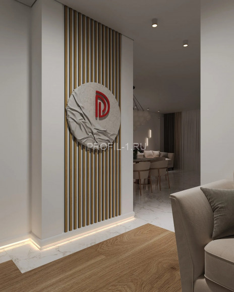 Напольный плинтус Decor-Dizayn DD700 полистирол белый, под покраску 100х18.1х2000 мм