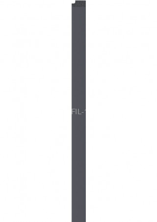 Правая планка для реечной панели VOX LINERIO M-LINE антрацит 2650х26х12 мм Правая планка для реечной панели VOX LINERIO M-LINE антрацит 2650х26х12 мм