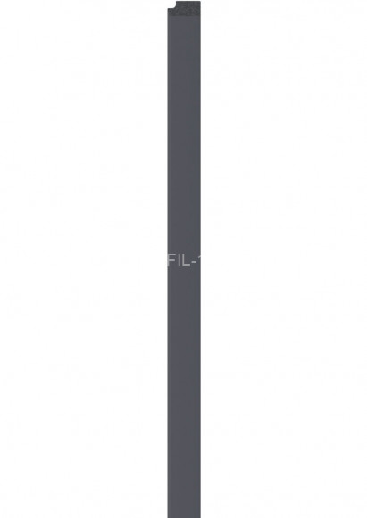 Правая планка для реечной панели VOX LINERIO M-LINE антрацит 2650х26х12 мм Правая планка для реечной панели VOX LINERIO M-LINE антрацит 2650х26х12 мм