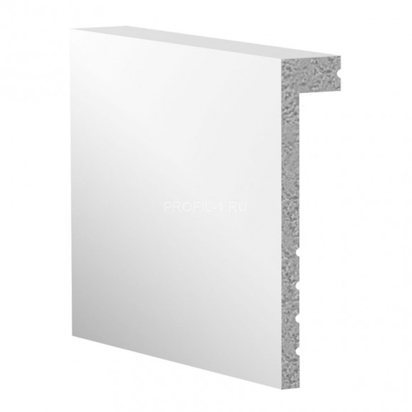 Плинтус DECOMASTER D171ДМ (100x22x2000) напольный, ударопрочный полимер, белый, под покраску Плинтус DECOMASTER D171ДМ (100x22x2000) напольный, ударопрочный полимер, белый, под покраску