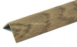 Пластиковый уголок 40х40 Lemal E40 8640 под дерево 2,75 м (25 штук)