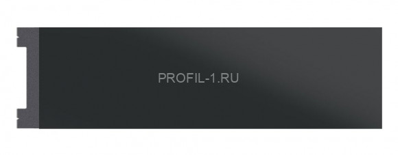 Плинтус напольный DECOMASTER D157-112G ДМ (66x13x2900) Антрацит