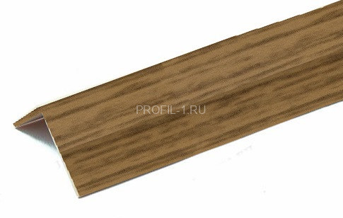 Пластиковый уголок 40х20 Cezar 123 Темный дуб 2,75 м (25 штук)
