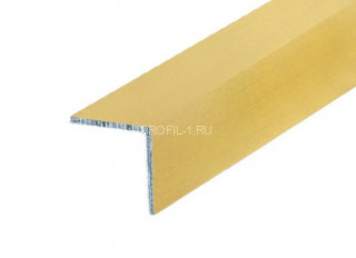 Алюминиевый уголок 40х40 мм равнополочный Золото КЕ 2,7 м (упаковка 10 штук)