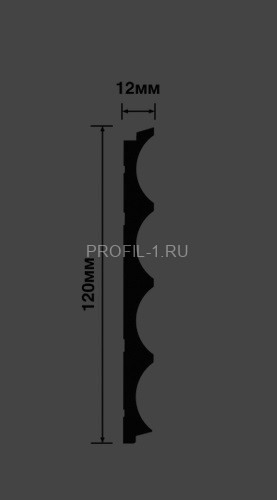 Стеновая панель 12х120 мм HiWood LV139 OR3G оранжевый 2,7 м