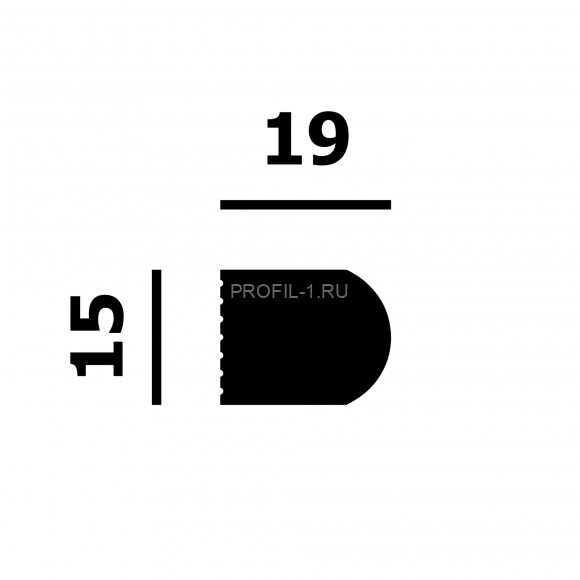 Декоративный молдинг Перфект Плюс P196 белый ударопрочный 19х15 мм 2 м Декоративный молдинг Перфект Плюс P196 белый ударопрочный 19х15 мм 2 м