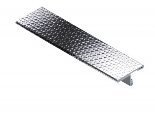 Нержавеющий стальной Т-профиль 20 мм NEEXY PVS91-12 EMG тисненый серый 2.7 м