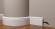Напольный гибкий плинтус Decor-Dizayn DD701-E композитный материал белый, под покраску 100х16х2000 мм