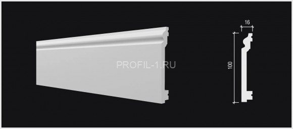 Напольный гибкий плинтус Decor-Dizayn DD701-E композитный материал белый, под покраску 100х16х2000 мм Напольный гибкий плинтус Decor-Dizayn DD701-E композитный материал белый, под покраску 100х16х2000 мм