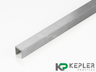 П-профиль бордюрный 10х8 мм из нержавеющей стали SS 304 FSUP08-S S.S.304 сатинированный 2.7 м