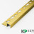 П-профиль закладной 10х10 мм из нержавеющей стали SS 304 FSBP017-10 GS S.S.304 золото сатинированное 2.7 м