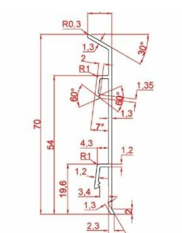Алюминиевый плинтус напольный с кабель-каналом 70 мм Евротрим F-70 2158.00 золото 2,95 м Алюминиевый плинтус напольный с кабель-каналом 70 мм Евротрим F-70 2158.00 золото 2,95 м