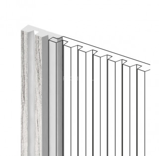 Финишный молдинг HiWood LF129A GR24N под дерево 11х34 мм 2,7 м Финишный молдинг HiWood LF129A GR24N под дерево 11х34 мм 2,7 м