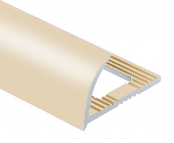 Алюминиевый профиль для плитки С-образный 10 мм PV17-26 светло-бежевый Ral 1015 2,7 м