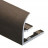 Профиль С-образный для плитки гибкий алюминий 10 мм PV26-06 бронза матовая 2,7 м