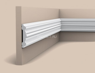 Молдинг Orac Decor Purotouch P9020 белый полиуретан 96х21 мм 2м Молдинг Orac Decor Purotouch P9020 белый полиуретан 96х21 мм 2м