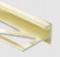 Алюминиевый профиль F-образный с рифлением PV53-05 золото блестящее 2,7 м