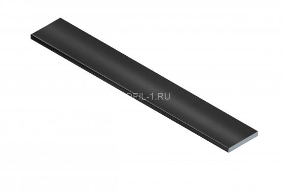 Алюминиевая полоса 20 мм NEEXY PV89-19 BBL черный блестящий 2.7 м