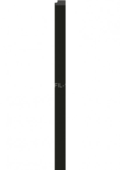Правая планка для реечной панели VOX LINERIO M-LINE черная 2650х26х12 мм Правая планка для реечной панели VOX LINERIO M-LINE черная 2650х26х12 мм